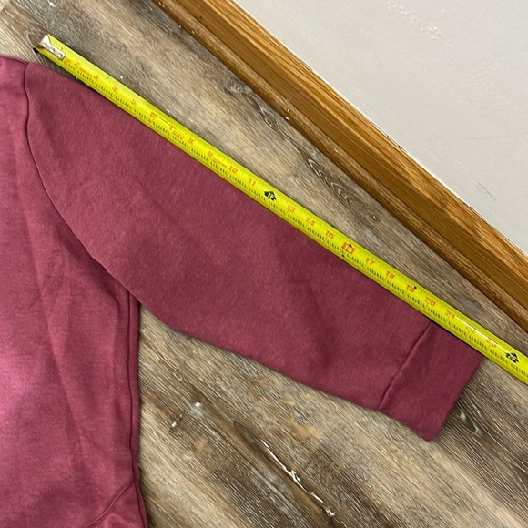 State of Mine Womens Kansas Graphic Sweatshirt Crewneck in Burgundy Ivory  XXL - Picture 10 of 12
